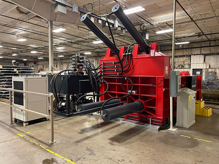 Scrap Iron Baler Empacadora de chatarra