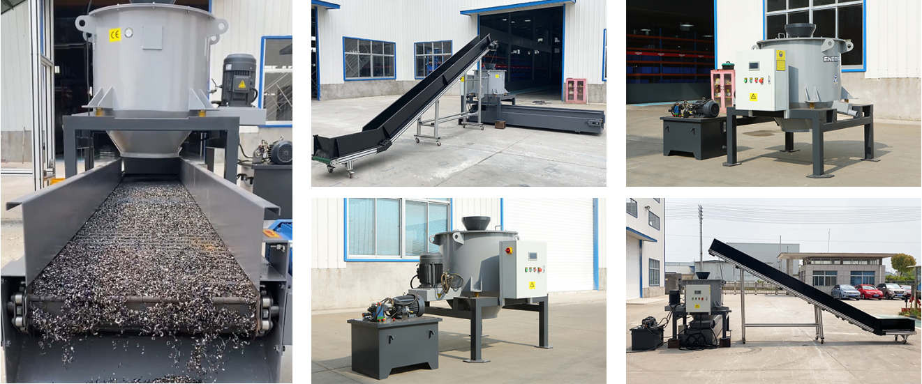 Metal Chip Wringer & Centrifuges Escurridor y centrífugas de virutas de metal