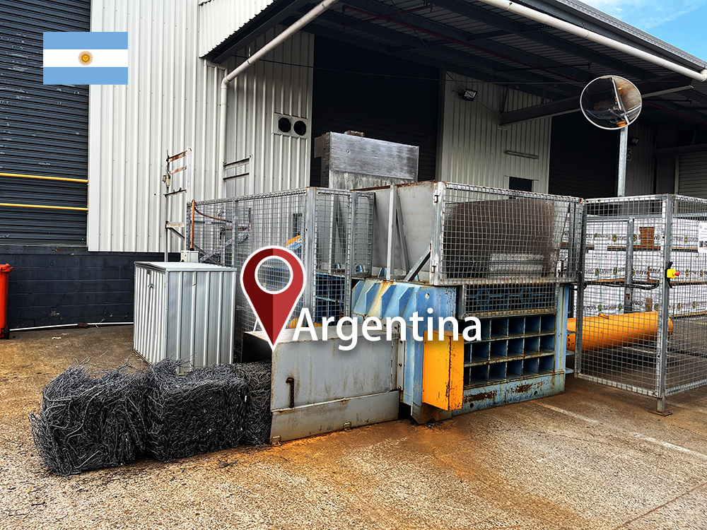 Argentina: ENERPAT Instalan compactador de chatarra para alambre de cobre