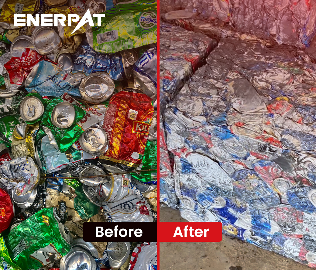 m&aacute;quina compactadora de latas