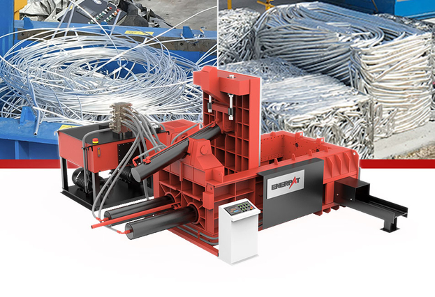 ENERPAT AMB-L2520-315 Fabricante de prensas balas de chatarra