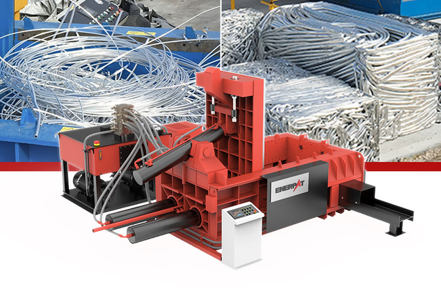 ENERPAT AMB-L2520-315 Fabricante de prensas balas de chatarra