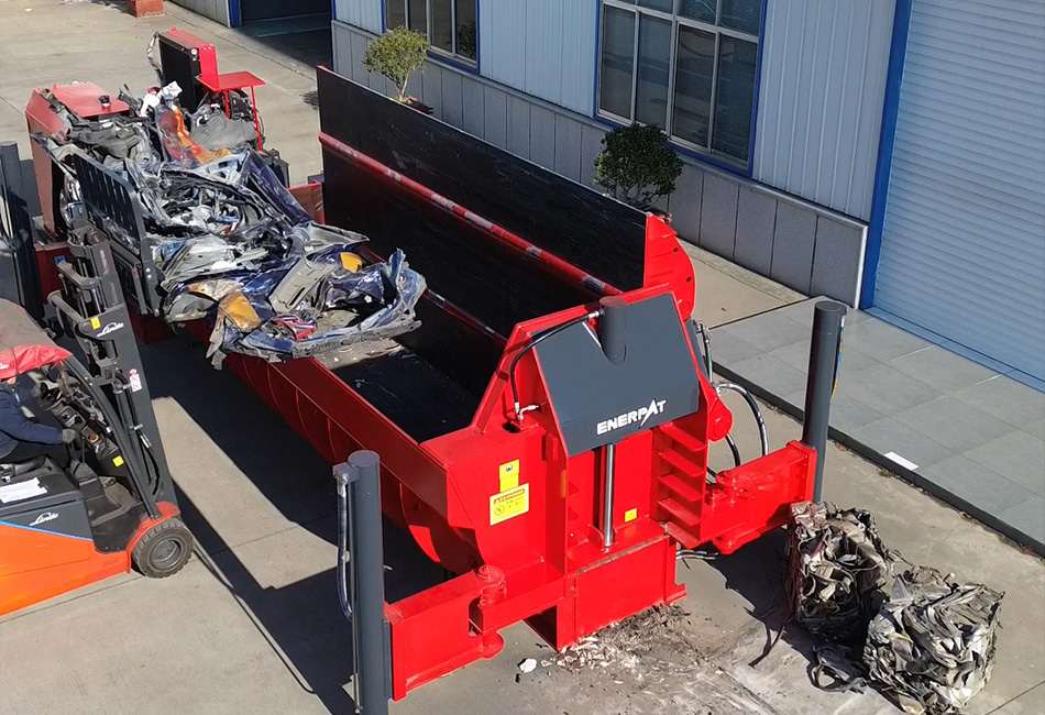 Fabricante móvil de empacadoras de chatarra para automóviles 