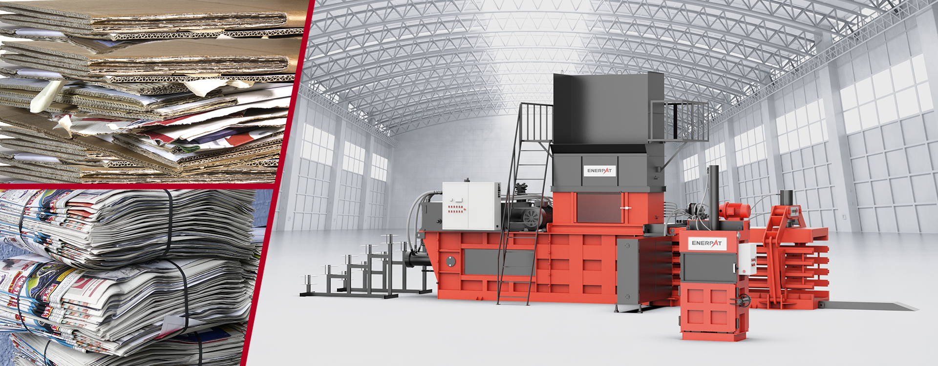 Empacadora horizontal (amarre automático)