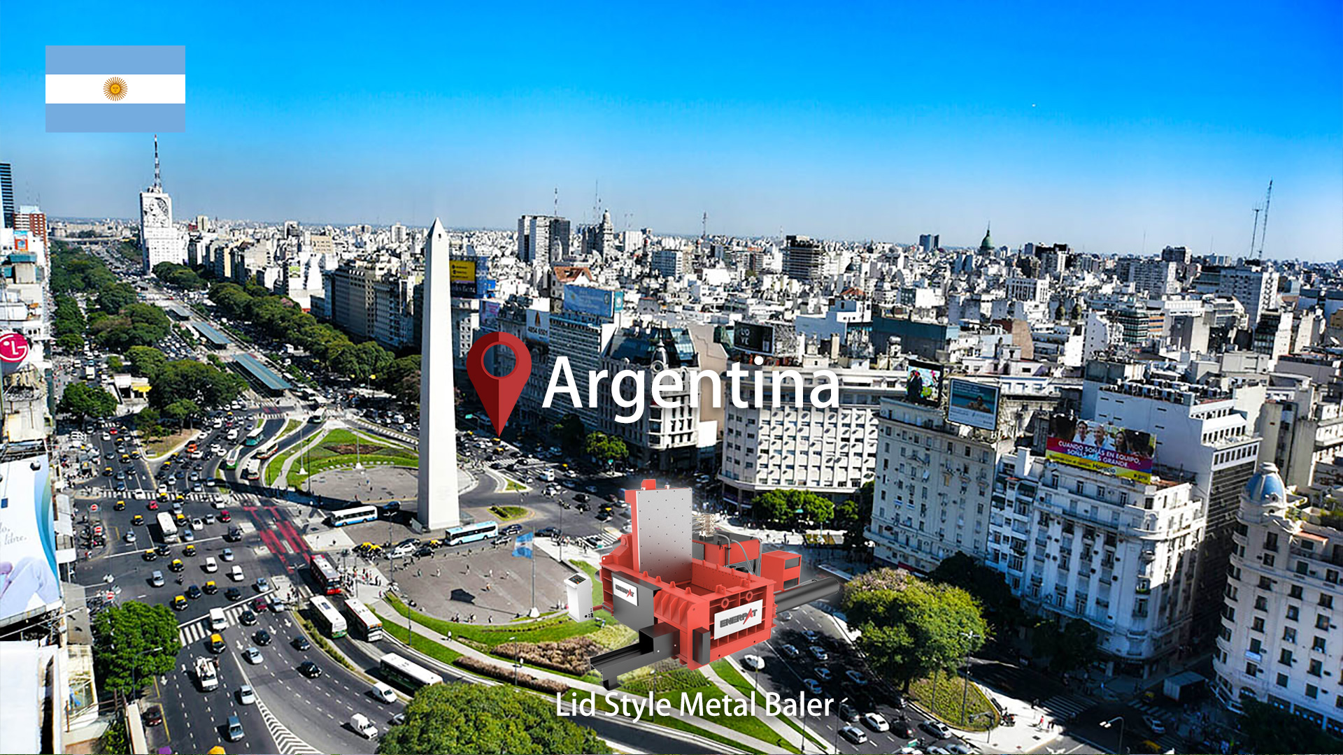 Argentina: ENERPAT Instalan compactador de chatarra para alambre de cobre