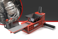 Prensa de balas de chatarra de hierro