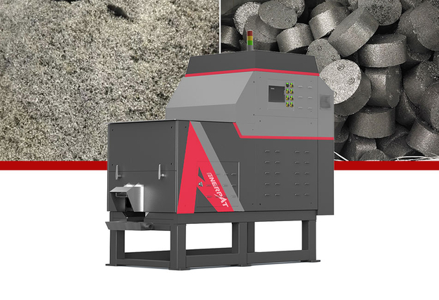 Compactador de virutas de aluminio