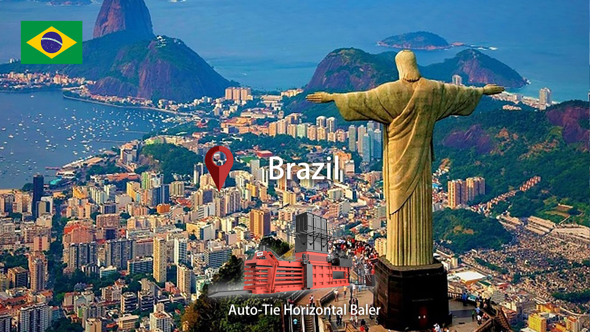 Brasil: ENERPAT Instalada una prensa empacadora de papel usado completamente automática