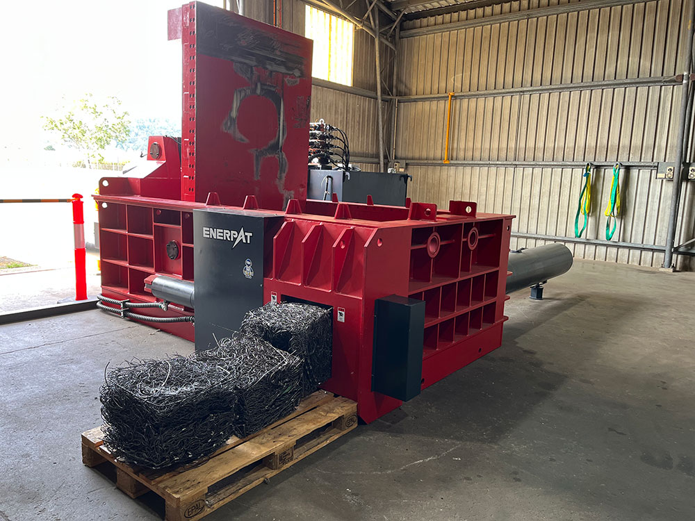 Empacadora de chatarra de resortes para colchones a la venta