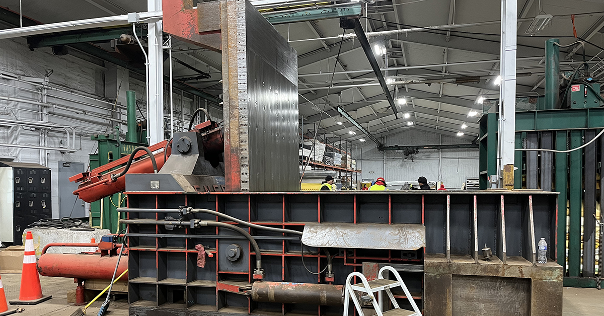 Compactador de chatarra