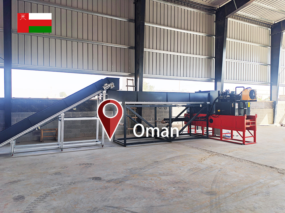 Omán: ENERPAT Equipos de afeitado y ensacado de madera EWS30 + HBA-B90 instalados