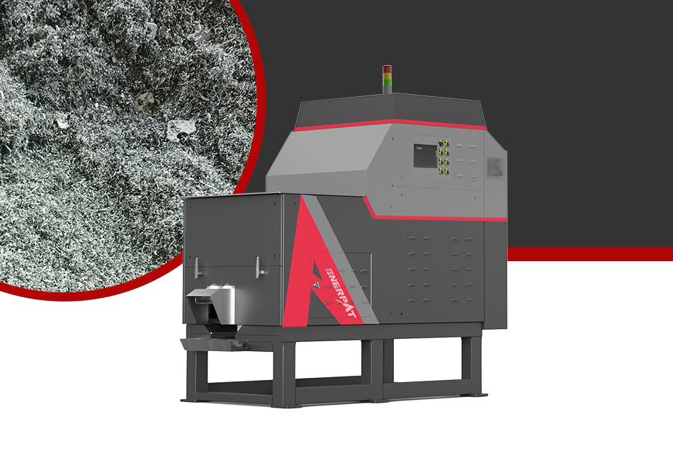 M&aacute;quina briquetadora de virutas de metal para aluminio