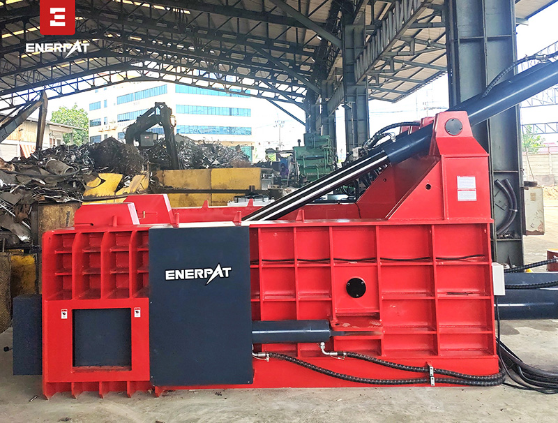 M&aacute;quina prensadora de balas para chatarra de metal
