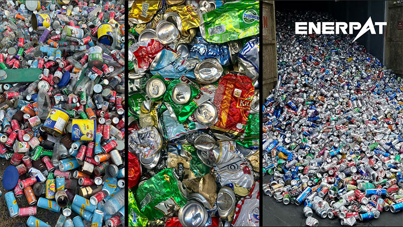 latas de aluminio